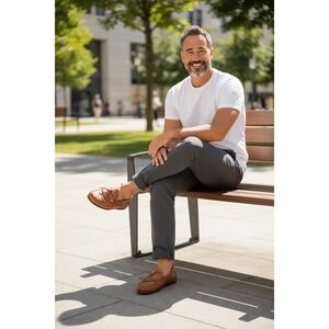 Bruno‎ Magli Mens Italian Leather Tassel Loafers Dress Shoes - Size 12